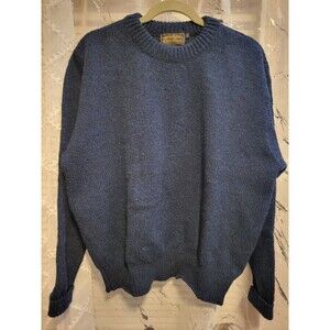 Eddie Bauer Grandpa Wool Sweater Blend Vintage USA Cosby Rustic Ski Camp Hunt L